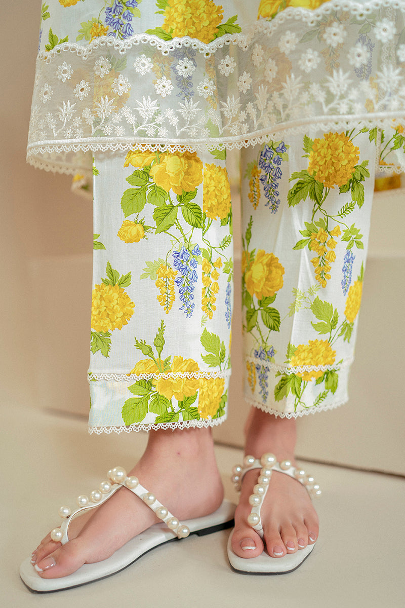 Cross Stitch | Daily Lawn 24 | SOFT HYDRANGEA-2 PIECE LAWN SUIT - House Of Hania