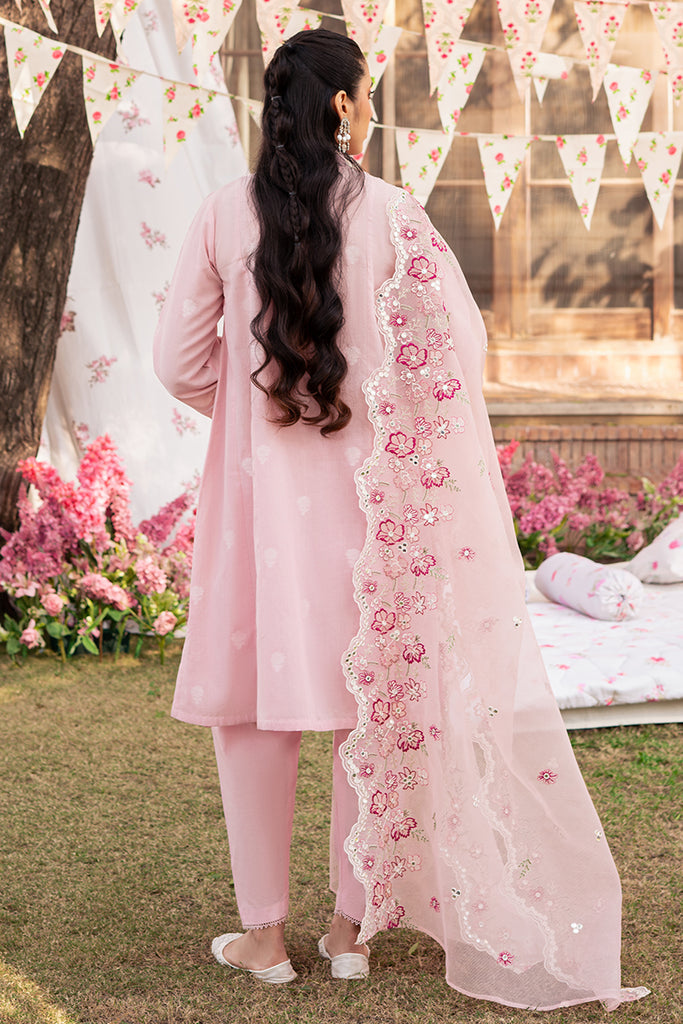 Cross Stitch | Eid Lawn 24 | CAMEO PINK - House Of Hania