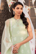 Cross Stitch | Eid Lawn 24 | CELADON SPRUCE - House Of Hania