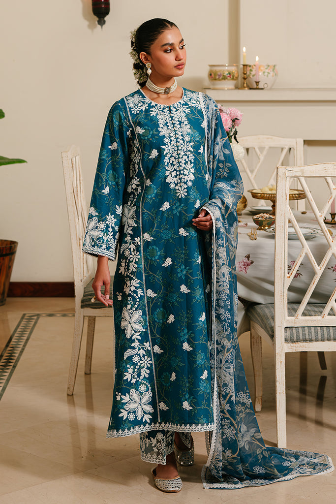 Cross Stitch | Eid Lawn 24 | ICE BLOOM - House Of Hania