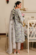 Cross Stitch | Eid Lawn 24 | LAVENDER STRETCH - House Of Hania