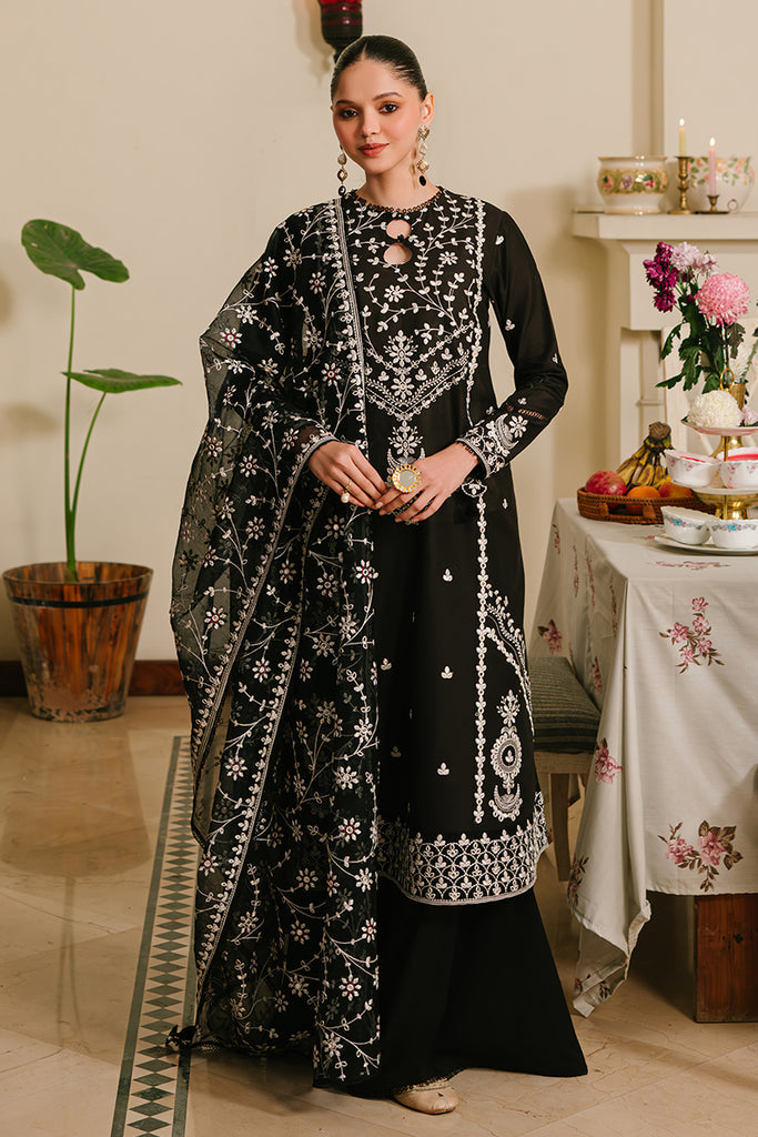 Cross Stitch | Eid Lawn 24 | NOIR ORNATE - House Of Hania