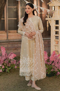 Cross Stitch | Eid Lawn 24 | PALE GREEN - House Of Hania