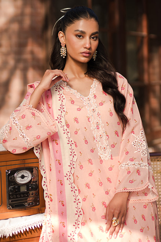 Cross Stitch | Eid Lawn 24 | PEACH GLAM - House Of Hania