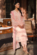 Cross Stitch | Eid Lawn 24 | PEACH GLAM - House Of Hania