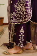 Cross Stitch | Eid Lawn 24 | PLUM GRAIN - House Of Hania