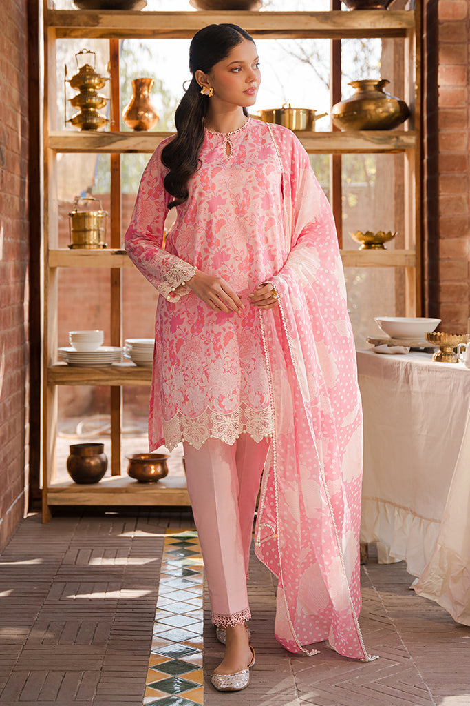 Cross Stitch | Eid Lawn 24 | ROSE GLINT - House Of Hania