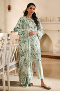 Cross Stitch | Eid Lawn 24 | SAGE SILT - House Of Hania