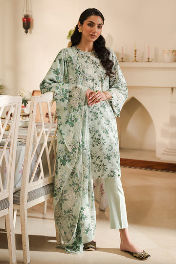 Cross Stitch | Eid Lawn 24 | SAGE SILT - House Of Hania