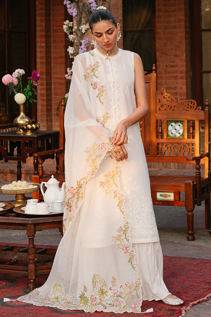 Cross Stitch | Eid Lawn 24 | SYLVAN FLARE - House Of Hania