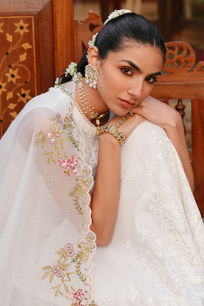 Cross Stitch | Eid Lawn 24 | SYLVAN FLARE - House Of Hania