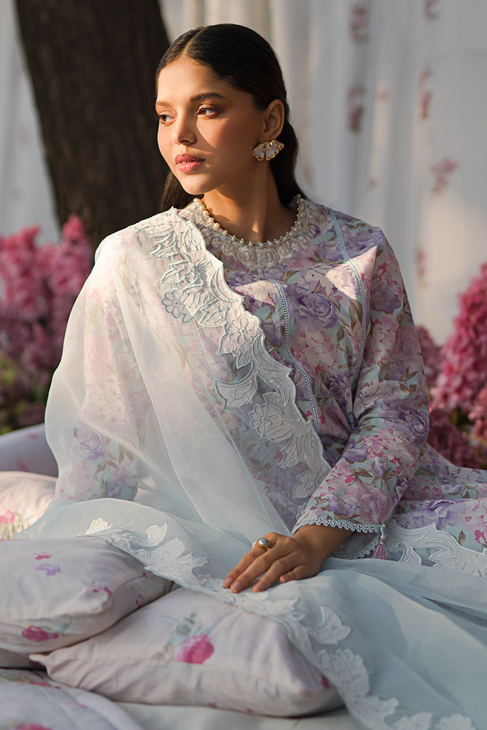 Cross Stitch | Eid Lawn 24 | TENDER BREEZE - House Of Hania