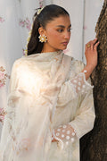Cross Stitch | Eid Lawn 24 | WHISPERING WHITE - House Of Hania