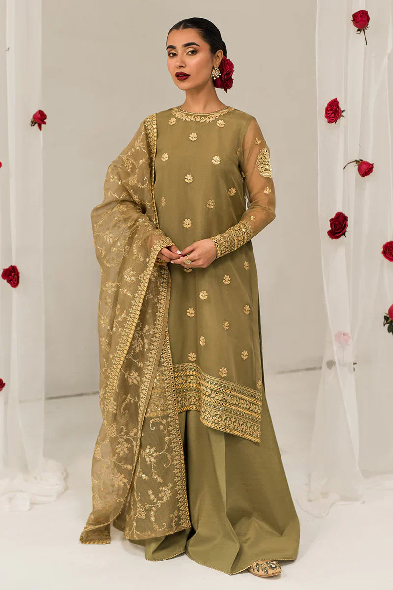 Cross Stitch | Luxe Atelier 24 | Olive Gleam - House Of Hania