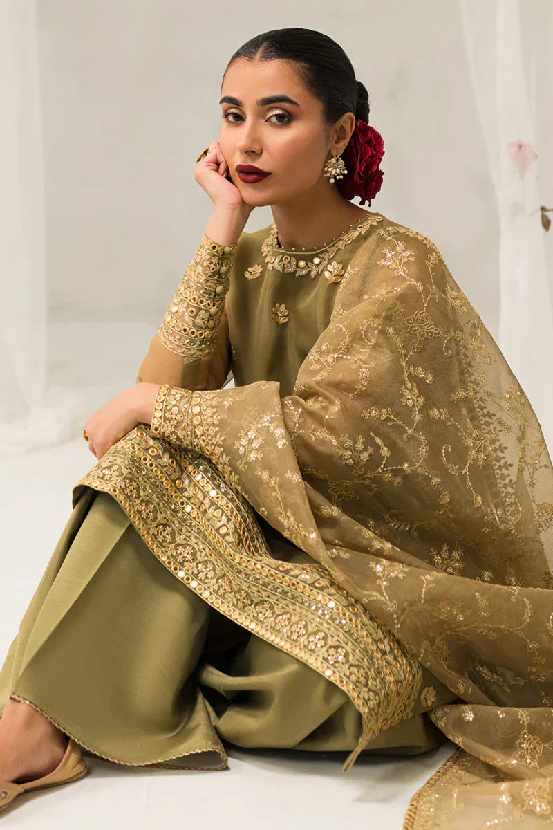 Cross Stitch | Luxe Atelier 24 | Olive Gleam - House Of Hania