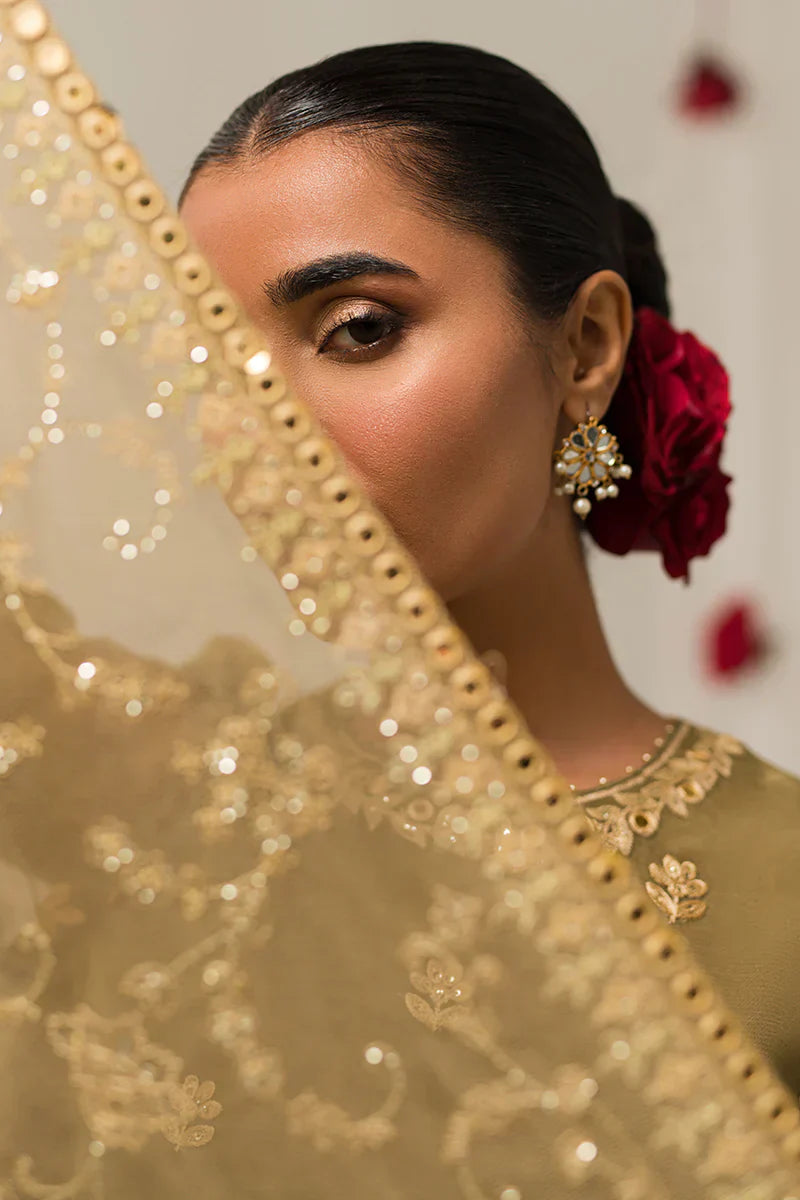 Cross Stitch | Luxe Atelier 24 | Olive Gleam - House Of Hania