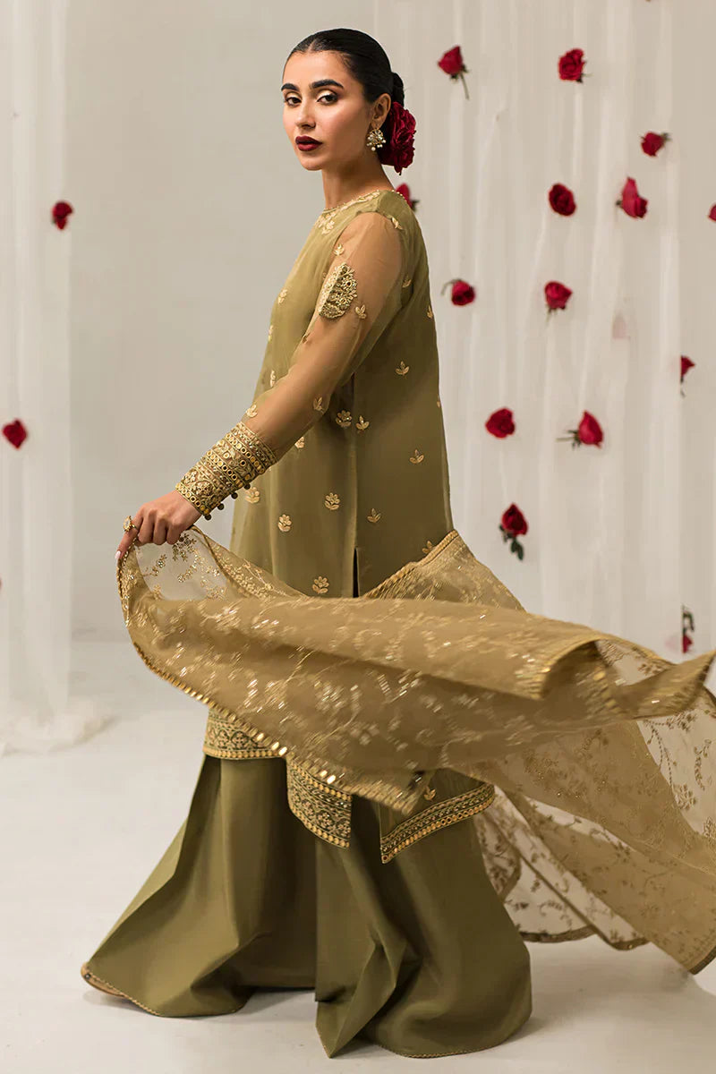 Cross Stitch | Luxe Atelier 24 | Olive Gleam - House Of Hania