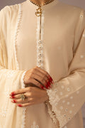 Cross Stitch | Mahiri Embroidered Collection 24 | BLUSH PINK - House Of Hania