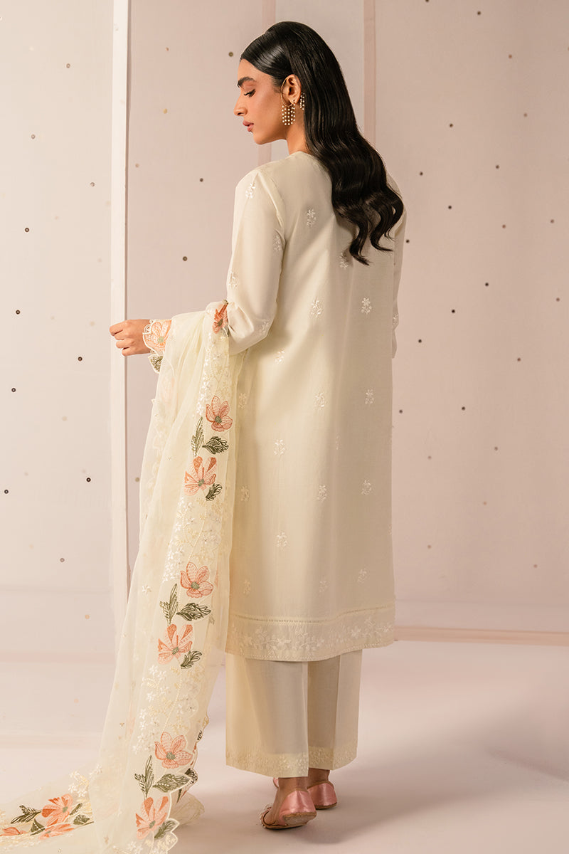 Cross Stitch | Mahiri Embroidered Collection 24 | MINTY MIST - House Of Hania