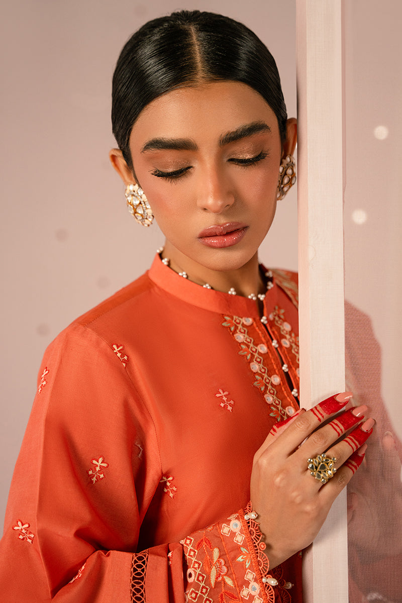Cross Stitch | Mahiri Embroidered Collection 24 | RUSTIC NOIR - House Of Hania