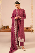 Cross Stitch | Mahiri Embroidered Collection 24 | VIOLET QUARTZ - House Of Hania