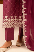 Cross Stitch | Mahiri Embroidered Collection 24 | VIOLET QUARTZ - House Of Hania