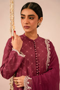 Cross Stitch | Mahiri Embroidered Collection 24 | VIOLET QUARTZ - House Of Hania