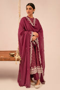 Cross Stitch | Mahiri Embroidered Collection 24 | VIOLET QUARTZ - House Of Hania
