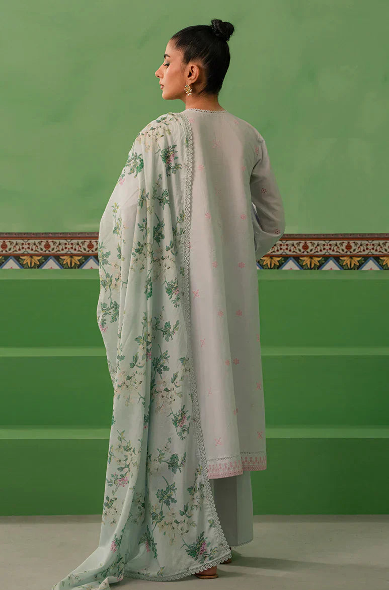 Cross Stitch | Mahiri Embroidered Collection | AQUA PEARL - House Of Hania