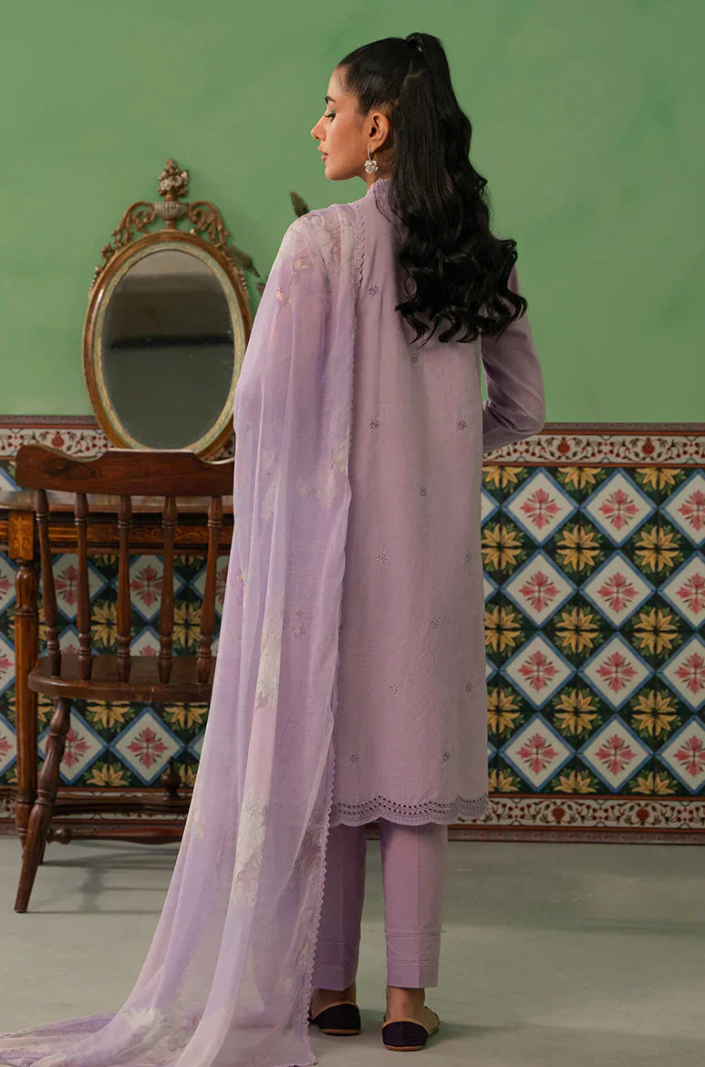 Cross Stitch | Mahiri Embroidered Collection | LILAC HAZE - House Of Hania