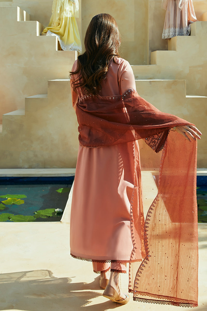 Cross Stitch | Premium Lawn 24 | ARID SAND - House Of Hania