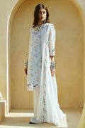 Cross Stitch | Premium Lawn 24 | FLORAL MARINE - House Of Hania