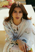 Cross Stitch | Premium Lawn 24 | FLORAL MARINE - House Of Hania