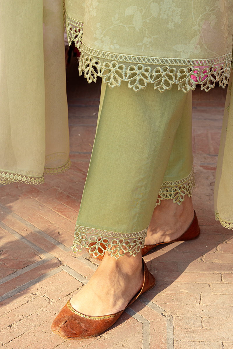 Cross Stitch | Premium Lawn 24 | MISTED GREEN - House Of Hania