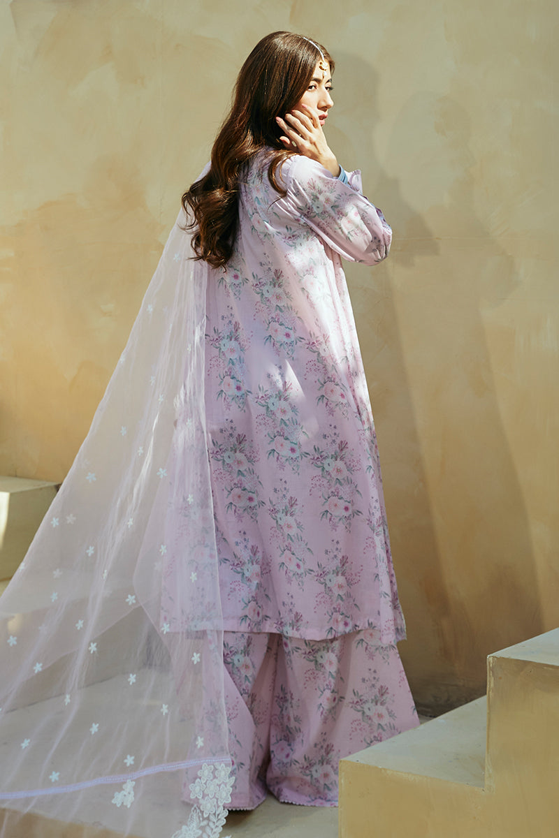 Cross Stitch | Premium Lawn 24 | SHADOW BERRY - House Of Hania