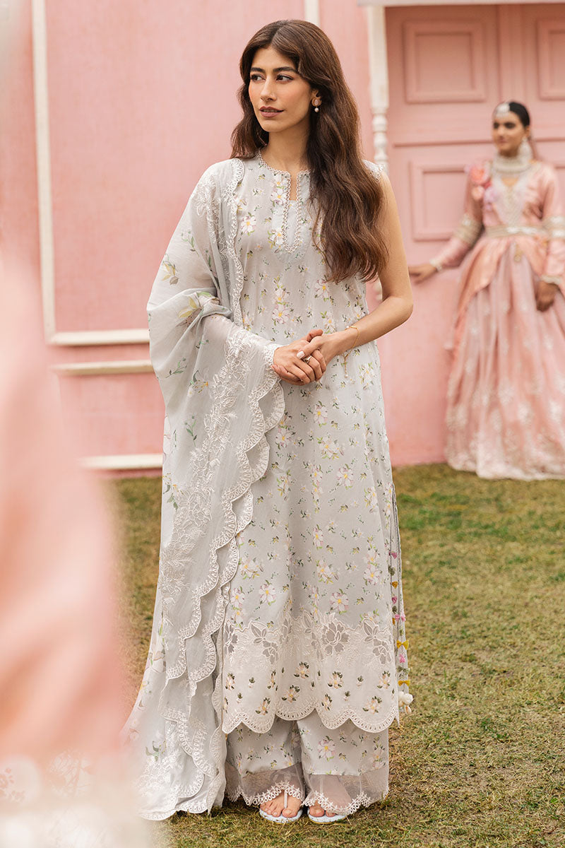 Cross Stitch | Premium Lawn 25 | Black FROST - House Of Hania