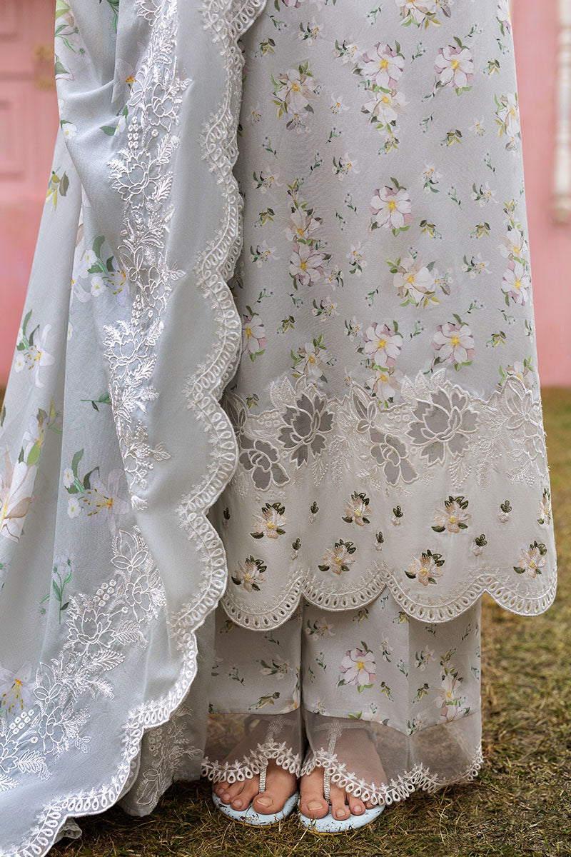 Cross Stitch | Premium Lawn 25 | Black FROST - House Of Hania