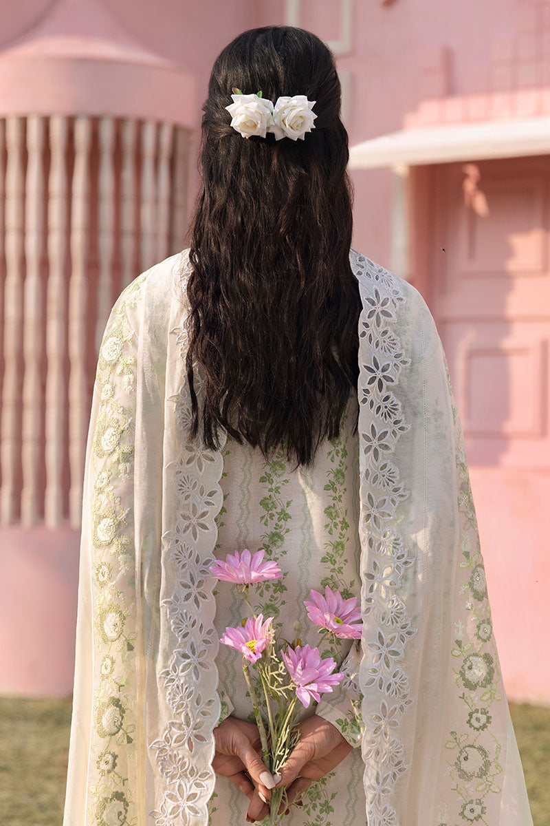 Cross Stitch | Premium Lawn 25 | GREEN TRELLIS - House Of Hania