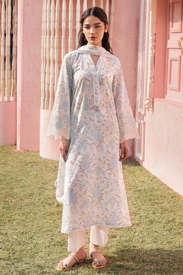 Cross Stitch | Premium Lawn 25 | MYSTIC HAZE - House Of Hania