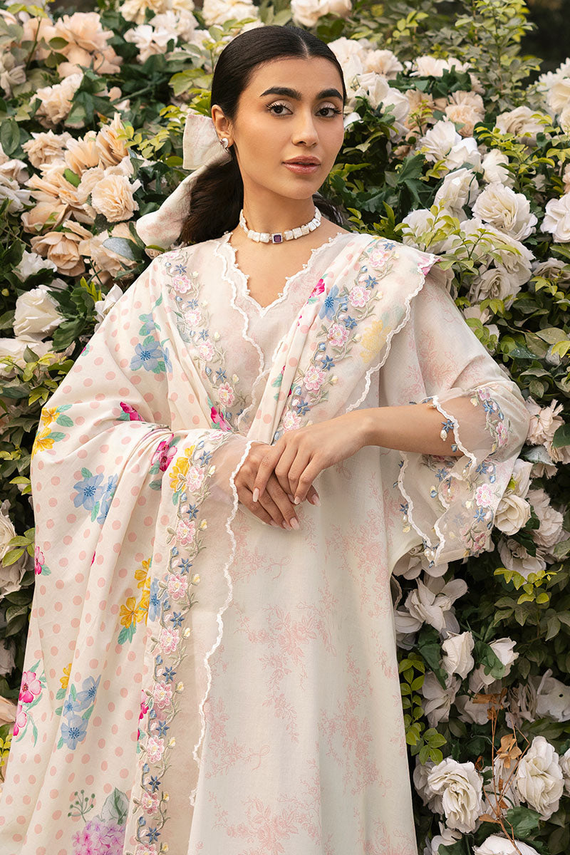 Cross Stitch | Premium Lawn 25 | PASTEL BLOOM - House Of Hania