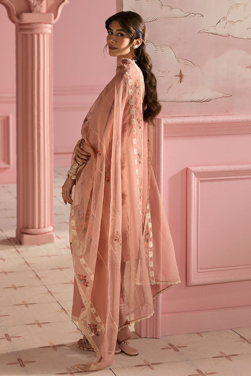 Cross Stitch | Premium Lawn 25 | ROSE QUARTZ - House Of Hania