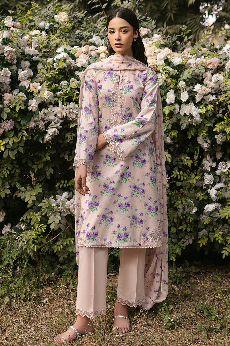 Cross Stitch | Premium Lawn 25 | ROSY AFFAIR - House Of Hania
