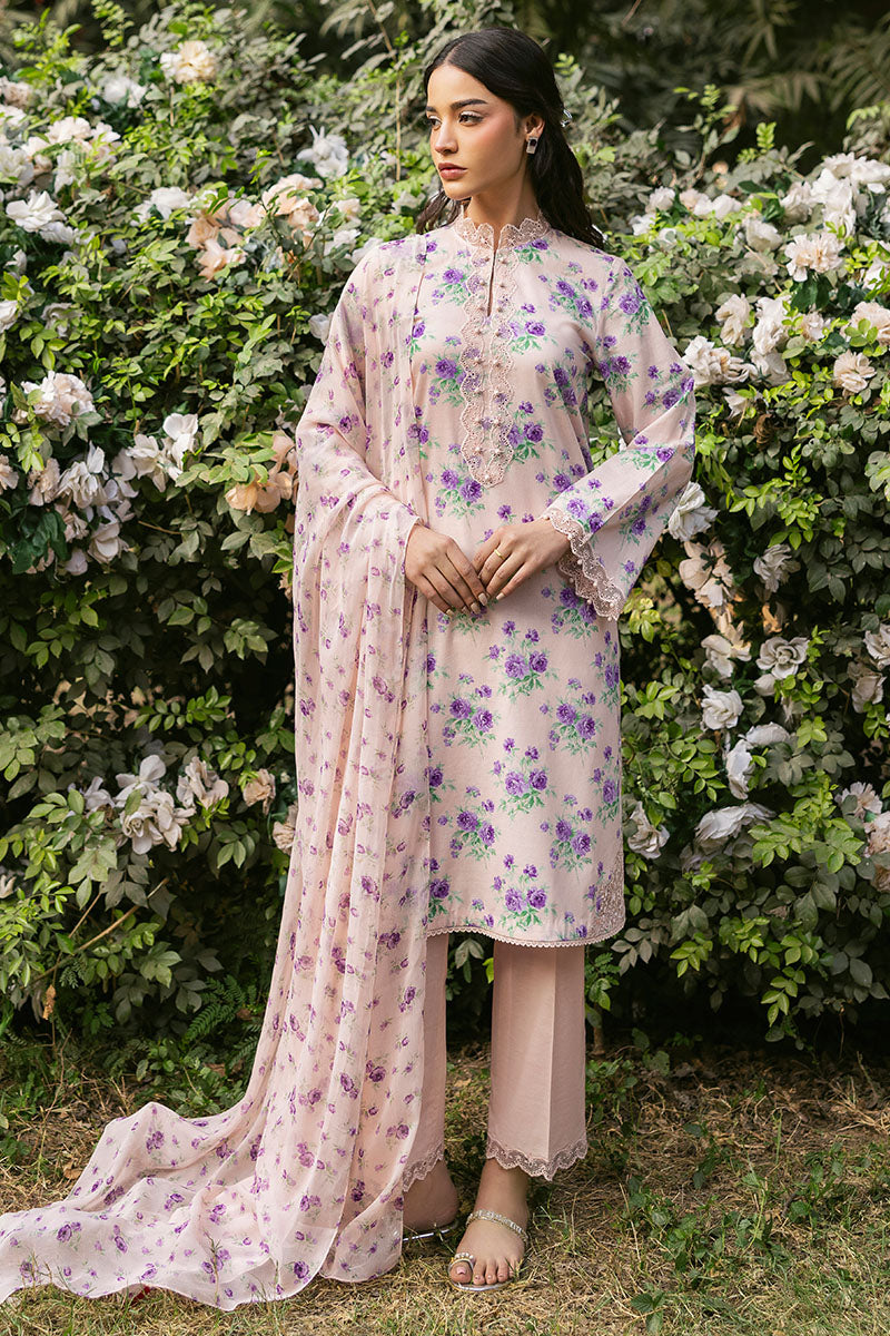 Cross Stitch | Premium Lawn 25 | ROSY AFFAIR - House Of Hania