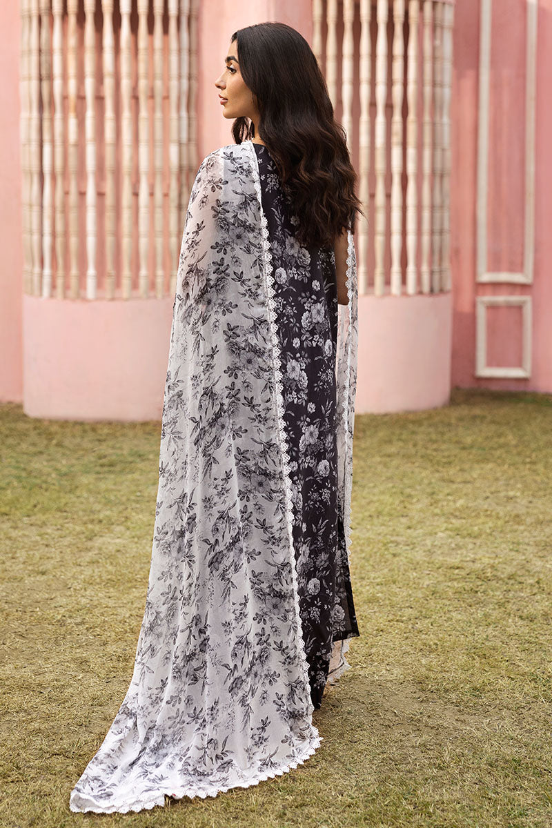 Cross Stitch | Premium Lawn 25 | SOMBER ESCAPE - House Of Hania