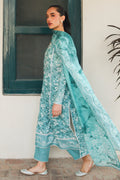 Cross Stitch | Printed Lawn | BLUE CHARM - House Of Hania