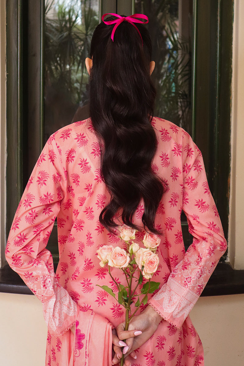 Cross Stitch | Printed Lawn | CORAL DELUXE - House Of Hania