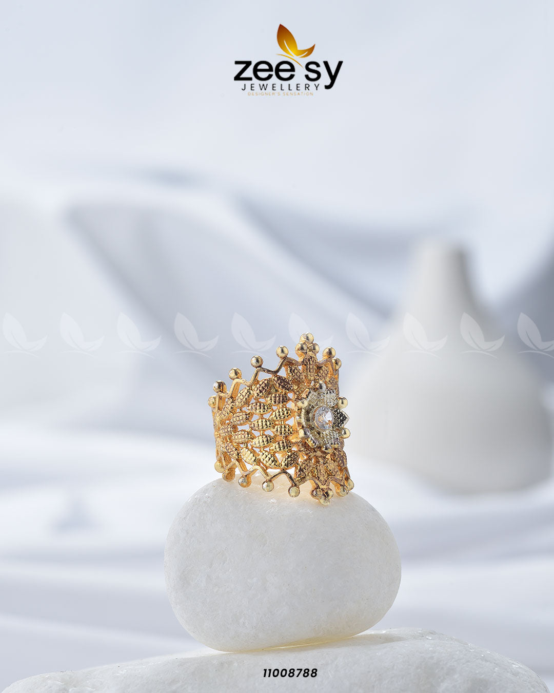 Crown Ring-8290 - House Of Hania