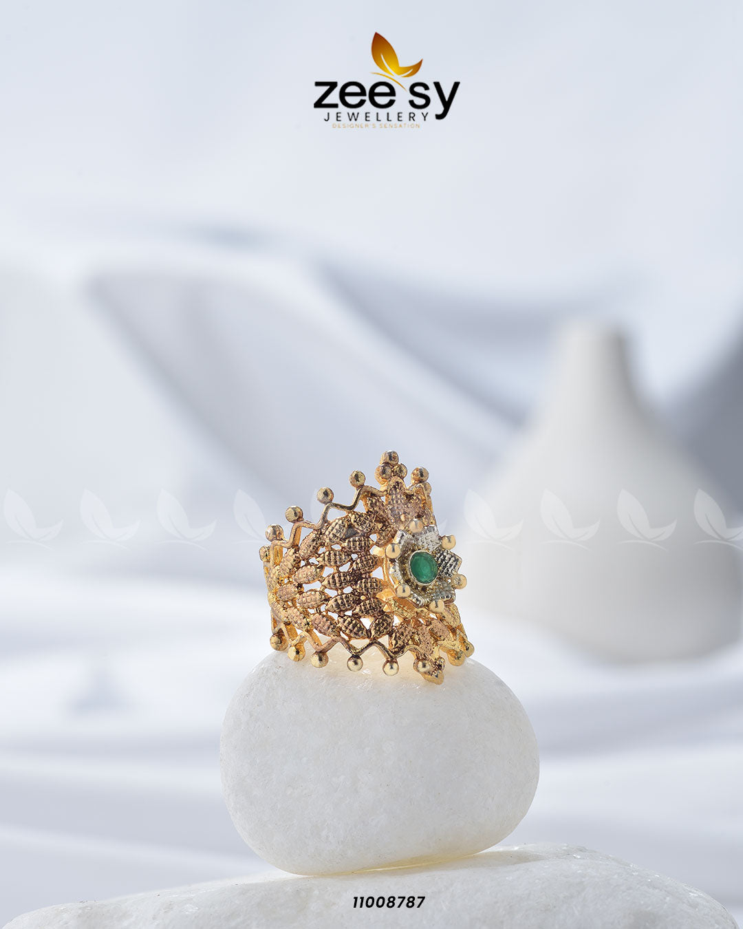Crown Ring-8290 - House Of Hania