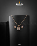 Cubic Sterling Pendant - House Of Hania