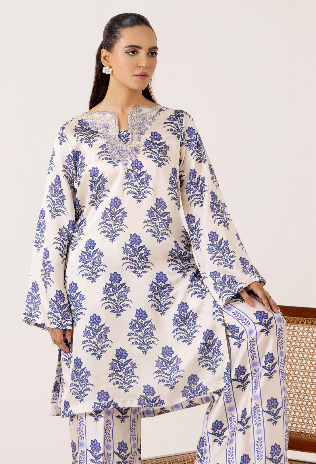 Adans Libas | EMB Silk | 2-PC EMB SILK 7630 - 1